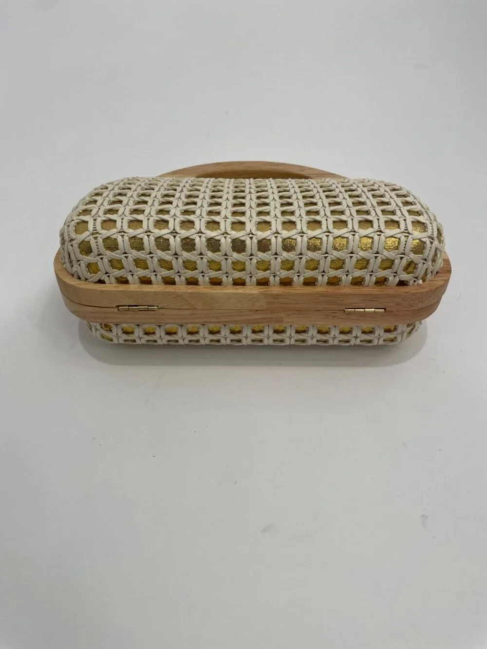 Kelly & Katie gold clutch - Picture 3 of 6